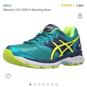 ASICS GT-2000 4 Running Shoes (Fit like 6.5)